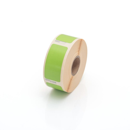 Etykiety kompatybilne DYMO 11352, 54mm x 25mm, papierowe zielone z trwałym klejem, 500 szt. na rolce 11352-CPG