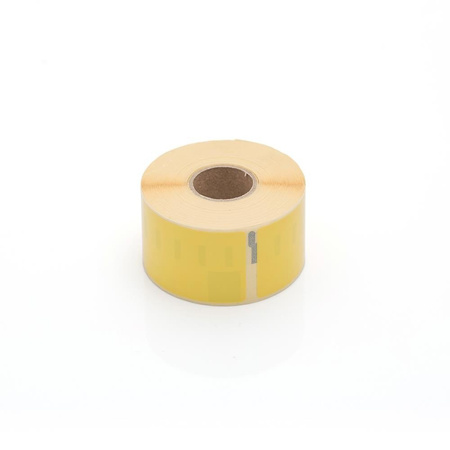 Etykiety kompatybilne DYMO 99012, 89mm x 36mm, papierowe żólte z trwałym klejem, 260 szt. na rolce