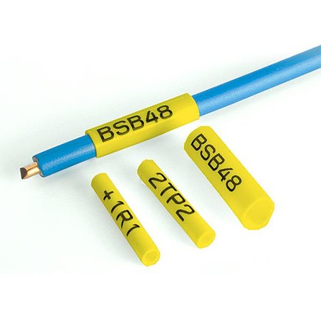 Koszulka termokurczliwa żółta 2:1 - średnica 3.5 mm BS-35Z