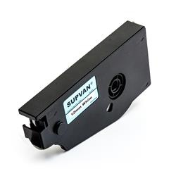 Taśma samoprzylepna biała - 12 mm x 16 m / kaseta