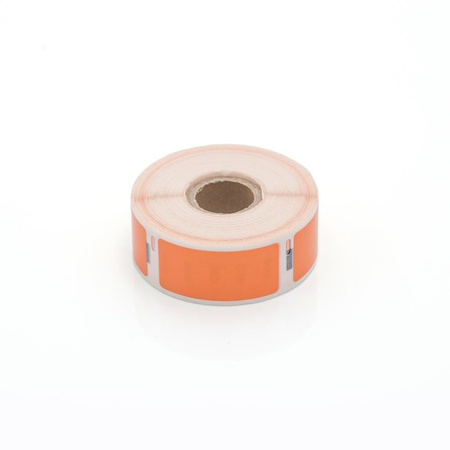 Etykiety kompatybilne DYMO 11352, 54mm x 25mm, papierowe pomarańczowe z trwałym klejem, 500 szt. na rolce
