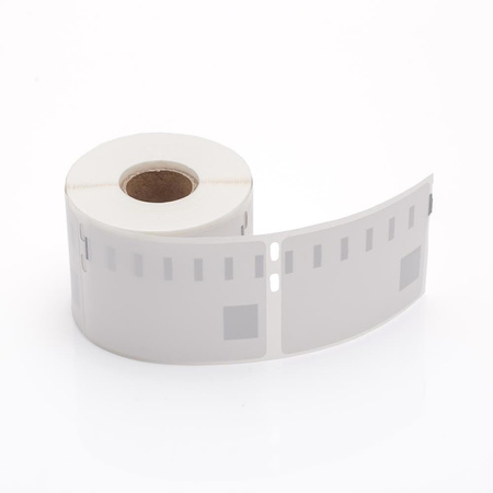 Etykiety kompatybilne DYMO 99015, 70mm x 54mm, papierowe białe z trwałym klejem, 320 szt. na rolce 99015-CPW