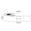 Etykiety kompatybilne DYMO 11353, 25mm x 13mm, papierowe białe z trwałym klejem, 1000 szt. na rolce 11353-CPW