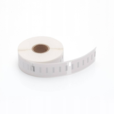 Etykiety kompatybilne DYMO 11355, 19mm x 51mm, papierowe białe z trwałym klejem, 500 szt. na rolce 11355-CPW