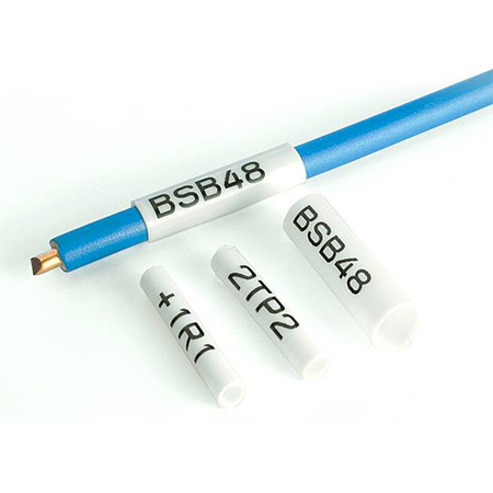 Koszulka termokurczliwa biała 2:1 - średnica 2.5 mm BS-25