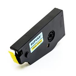 Taśma samoprzylepna żółta - 12 mm x 16 m / kaseta TP-L12EY